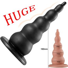 19cm Big Butt Plug Huge Anal Expanders sexy Toys For Women Men Male Prostate Massage Balls Female Masturbation