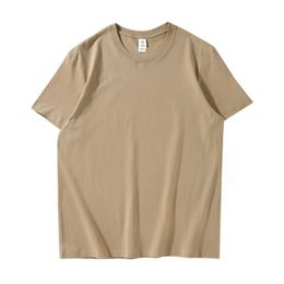 Men Tshirt Spandex Fitness Gym Clothing Man Tops Tees T Shirt For Male Solid Colour Tshirts multi Colours T-Shirt XS-XXL 220325