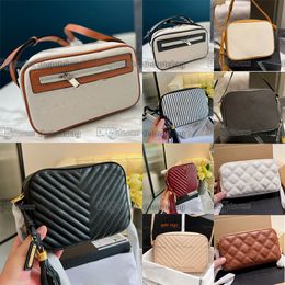 Lou Quilted deri kamera çantası tuval ve pürüzsüz deri çantası omuz messenger çanta satchel bayan vintage püskül en yeni 23