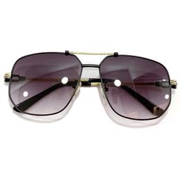 2022 Oversized Alloy Shield Wrap Sunglasses Men Women Fashion Mirror Glasses Design Pilot Brand Gafas De Sol Hombre