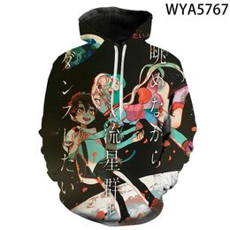 Men's Hoodies & Sweatshirts Cool Toilet-Bound Hanako-kun 3D Printed Men Women Children Streetwear Pullover Boy Girl Kids Fashion CoatMen's