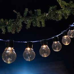 Strings String Light Outdoor Clear Ball Vintage Bulbs 5M Fairy Lights Street Garland Patio Garden Christmas DecorationLED LED