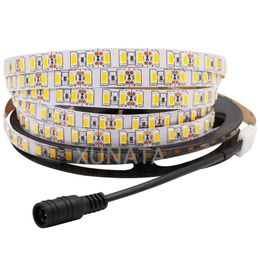 Strips 120leds/m 5630 SMD Led Strip Light 5M 600LED 5730 1M 2M 3M 4M Flexible Tape Non-waterproof White / Warm WhiteLED