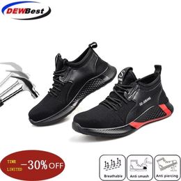 Steel Toe Boot Antismashing Puncture Safety For Casual Sneaker Men Army Boots Work Shoes Y200915
