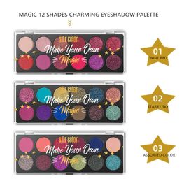 Brand Wild Glitter Eye shadow Palette, 12 Colours Sparkle Shimmer EyeShadow Highly Pigmented Long Lasting, Desert Dusk palette