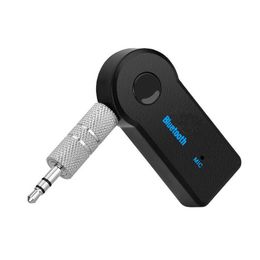 Aux Araba Kiti Stereo Bluetooth Alıcı 3.5mm Ses Kablosuz Bluetooth Adaptörü Perakende Kutusu