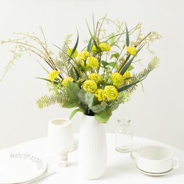 Decorative Flowers & Wreaths Luxurious Artificial Plastic For Wedding Home Decoration Table High Quality Dandelion Bouquet Onion Balls Fake