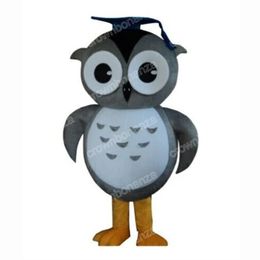 Costumes halloween brown Grey Owl Mascot Costumes High quality Cartoon Character Outfit Suit Xmas Outdoor Party Outfit Adult Size Promotion