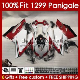 OEM Fairings Kit For DUCATI Panigale 959R 1299R 1299S 959 1299 S R 2015 2016 2017 2018 Body 140No.93 959-1299 15-18 959S 15 16 17 18 Injection Mould Bodywork red white