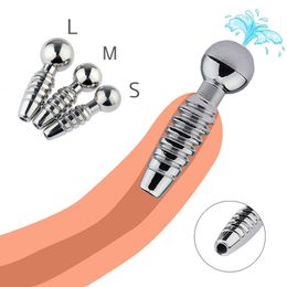 3Pcs Set Male Screw Shape Urethra Short Dilator Urethral Plug Sounding sexy Toys For Men Penis Masturbation