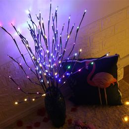 birthday string lights Australia - Strings Willow Branch Lamp Floral Lights 20 Bulbs Home Wedding Christmas Party Garden Decor Birthday Gift Gifts Year LEDLED LED