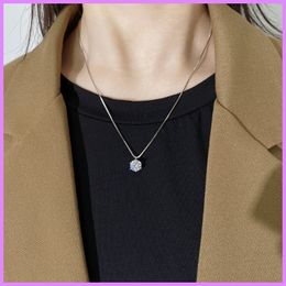 S925 Sterling Silver Necklaces Womens Designer Jewellery New Ladies Necklace With Diamonds For Party Wedding Mens Gifts Scalable NICE D224124F