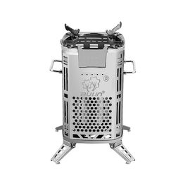Outdoor wood stove Portable stainless steelmulti-function camping firewood stove cooker