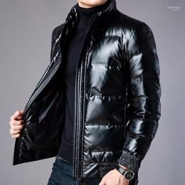 Men's Down & Parkas Light Jacket Winter Bright Face Short Fashion Brand Cool Cold Warm Coat Individual Outerwear Korean Vers Kare22