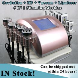 cavitation vacuum RF body slimming machine lipo laser radio frequency fat burning beauty salon device