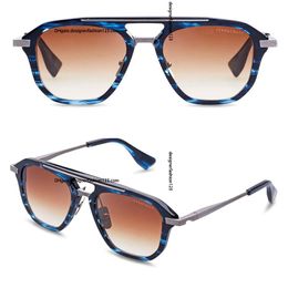 DITA TERRACRAFT Sunglasses Designer Men Women Metal Temples DTS 416 Business Style Luxury Quality Eyeglasse Taiyuan Box