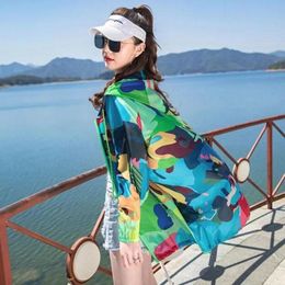 Women's Jackets Fashion Camouflage Sunscreen Clothing Women 2022 Summer Loose 3XL Anti-Ultraviolet Thin Coat Sun Protection JacketWomen's