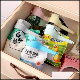 Bag Clips Home Storage Organisation Housekee Garden Seal Pour Food Sealing Effect Clamp With Large Discharge Nozzle Kitchen Storages Clip