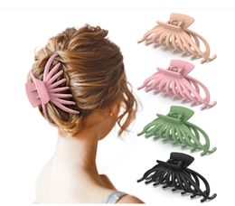 S3086 Plastic Resin Hairclip for Women Barrettes Hair Clip Large Shark Clip Lady Barrette Hairpin