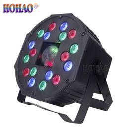 new ktv bar disco party light 18pcs mini led flat par with laser dj disco culb stage home party pattern effect 2x freeshipping factroy sales