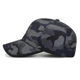 Snapbacks Tactical Army Camouflage Hunting Mesh Cap Breathable Outdoor Sports Baseball Cap Adjustable Snapback Sun Hat