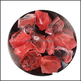 Loose Gemstones Jewellery Diy Irregar Red Crystal Stone For Pendant Necklaces Making Home Garden Office Room Decor D Dhsgr