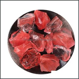 Loose Gemstones Jewelry Diy Irregar Red Crystal Stone For Pendant Necklaces Making Home Garden Office Room Decor D Dhsgr