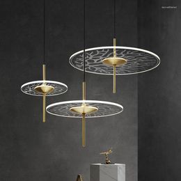 Pendant Lamps Postmodern Light Luxury Minimalist Dining Room Bedside Small Chandelier Front Desk Nordic Creative Personality Bedroom