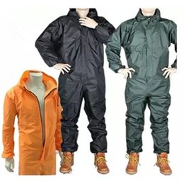 Conjoined raincoats overalls Electric motorcycle fashion raincoat men and women fission rain suit 201015