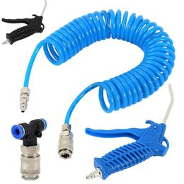 Water Gun & Snow Foam Lance Auto Truck Car Air Duster Blow 5 M Line Hose Spray Dust Blower Clean Nozzle ToolWater