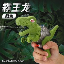 3D Dinosaur Water Gun Summer Toy For Kids Boys Girls Cute Cartoon Tyrannosaurus Press Water Spray Gun Outdoor Beach Garden Bath 220708