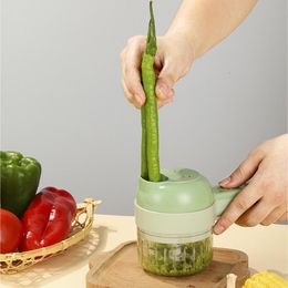 Electric Tool Garlic Chopper USB Charging Ginger Masher Machine Sturdy Durable Chili Vegetable Crusher Kitchen sliceable