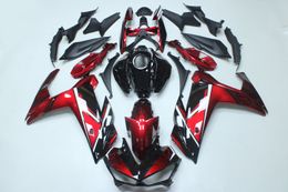 -Inyección GRATIS Kit de carenado de regalos de regalos personalizados R3 R-25 R-Bodywork Yamaha Cowling R-3 R 25 2014 2015-2016-2017-2018 Vino Rojo Black 14 15 16 17 18