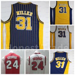 NCAA Fresno Victor Oladipo 31 Reggie White Yellow Red College Retro Mens Vintage Basketball Jerseys Summer Sports Uniforms Cousue