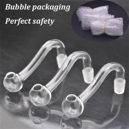 Hookah Accessories Glass Oil Burner Pyrex 10mm 14mm 18mm Male Female for Bubbler Dab Rig Bong Smoking Tools