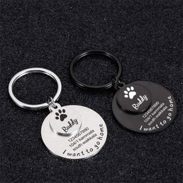 Personalized Dog Tags Engraved Cat Puppy Pet ID Name Phone Number Collar Tag Pendant Pet Accessories Dog Anti Lost Tag Wholesale 220610