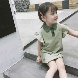 T-shirts Kids Clothes Girls Summer Short-Sleeved Children Clothing Jumper Baby Short Sleeved T-shirt Pension 1-8 Years OldT-shirts