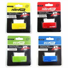 ECOOBD2 Chip NITROOBD2 Tuning Box OBD Diagnosis Tool ECO OBD2 Nitro OBD2 Original Plug Gasoline Diesel More Power Torque Save Fuel