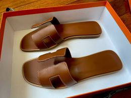 Summer cool heeled sandals slipper Oasis sandals,luxury design shoes leather platform Flats Shoe outdoor walking and beach slide sandal low heel