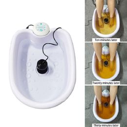 Home Mini Detox Foot Spa Machine Cell Ionic Cleanse device Ionic Detox Foot Spa Aqua Foot Bath Massage Healthy Care