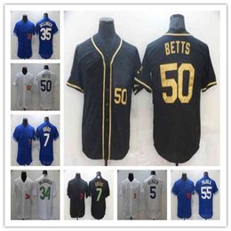 GChen37 2021 LA Baseball Gold Program Jersey KB Cody Bellinger Mookie Betts Julio Fernando Valenzuela Corey Seager Clayton Kershaw Justin