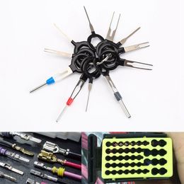 Professional Hand Tool Sets Auto Car Plug Circuit Board Wire Harness Terminal Extraction Pick Connector Crimp Pin Back Needle Remove SetProf