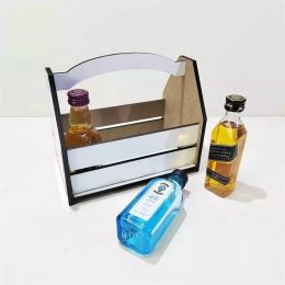 Sublimation Whisky Basket White Blank Snack Storage Baskets Customised Beer Holder Wholesale