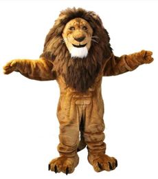 Fire Lion Mascot Costume Cartoon Animal Fancy Dress Adults Party Outfits Adult Size high quality