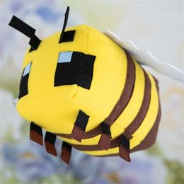 20cm Creeper Stuffed Plush Toy Cute Game Yellow Bee Soft s Action Figure Dolls Birthday Gift for Children Fans 220418