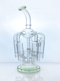 Bong Recycler Dab Rigs Hookahs Glass Hookahs Gravity Bubbler Smoking Accessories Hose with 14mm Bowl