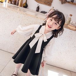 Clothing Sets Kids Clothes Letter Tshirt Suspender Skirt For Girls 2022 Summer Girl Teenage Tracksuit 2-6YClothing