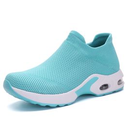 Moda Hotsale Running Shoes Homens Mulheres Verde Rosa Homens Treinadores Esportivos Tênis 36-46