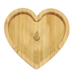 Wooden materials heart-shaped ashtray smoking accessories unique style ashtrays