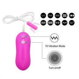 Sex toy Toy Massager Mini Bullet Vibrator Urethral Plug Vibrating Egg Remote Control G-spot Toys for Women 10 Speed 2NWY R2J6